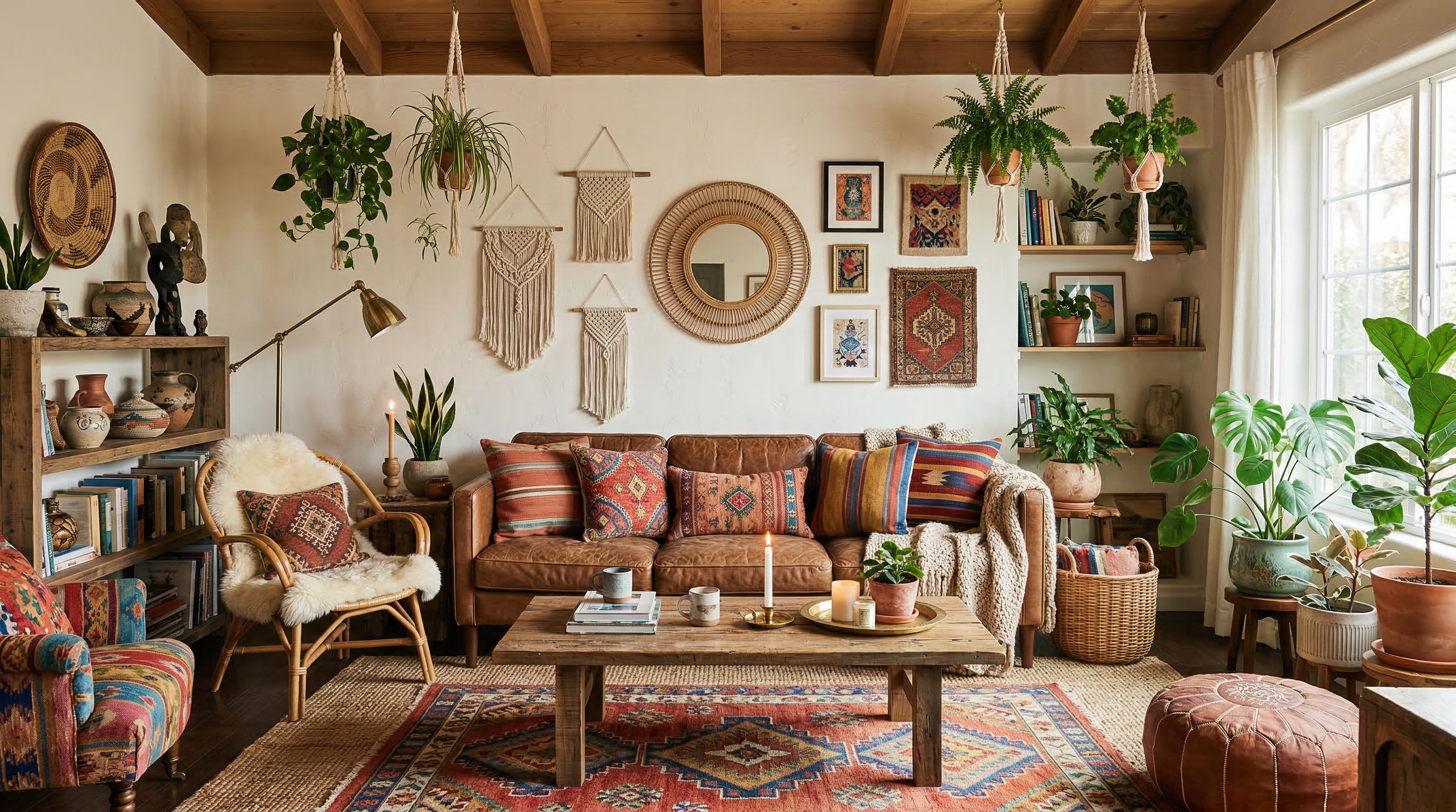 Bohemian living room