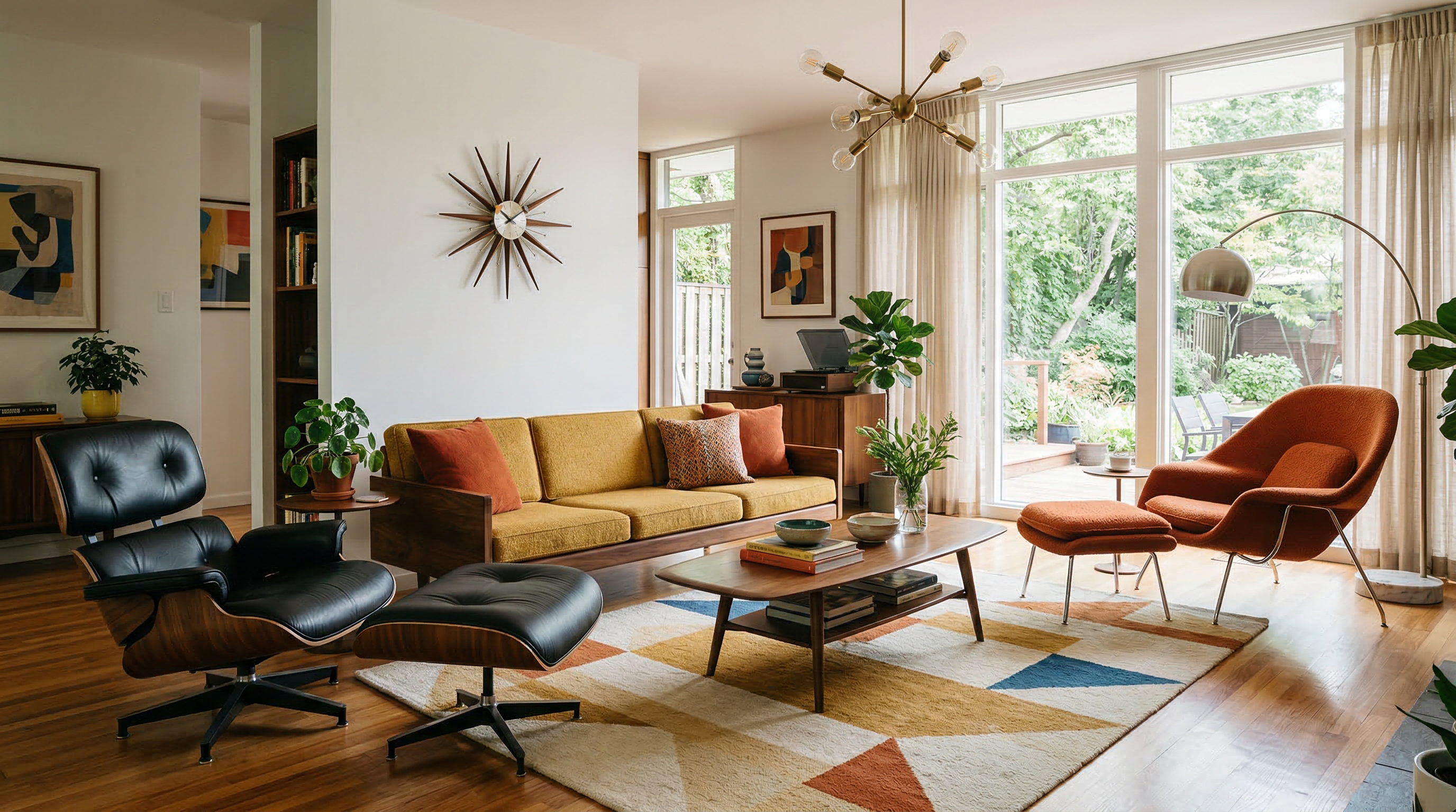 Mid-Century Modern living room
