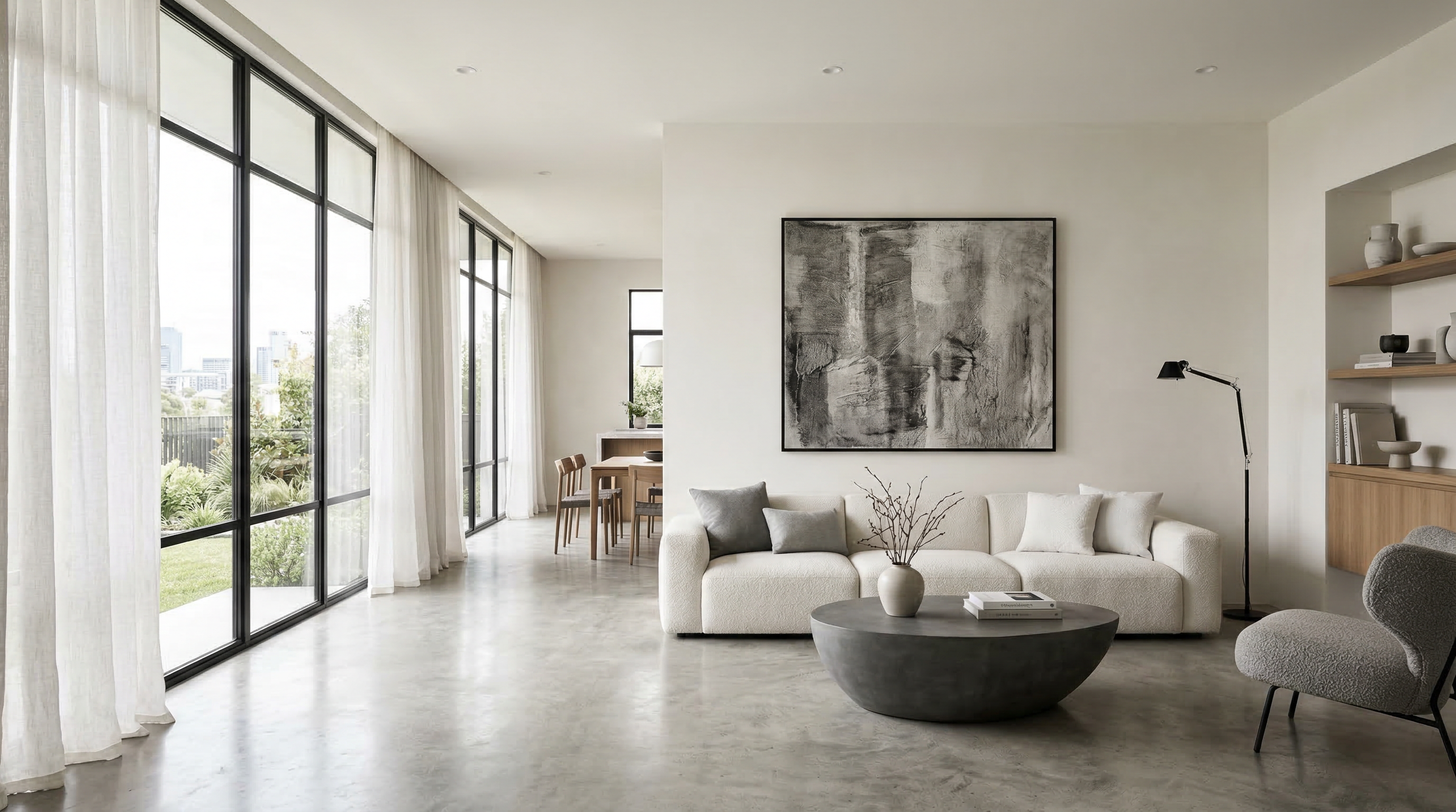 Modern Minimalist living room